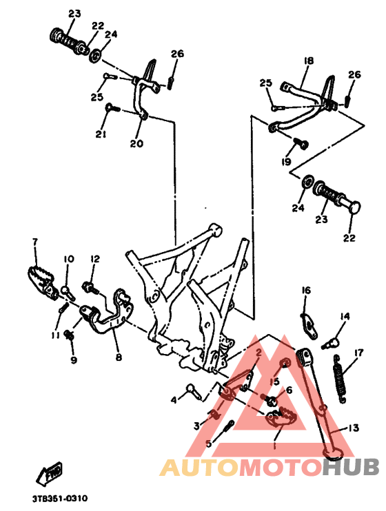 Support & repose pied