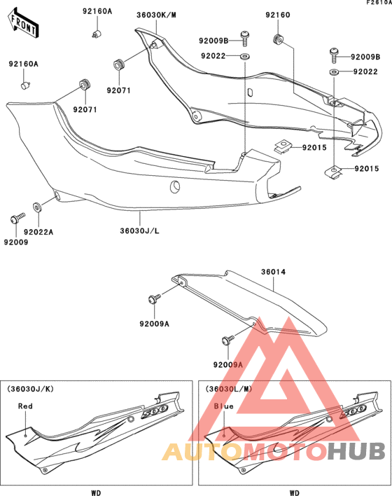 Side covers/chain cover(ex500-d2)