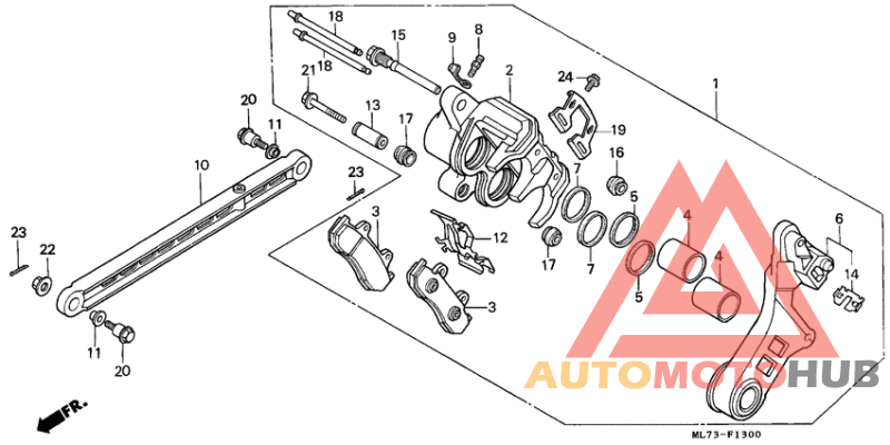 Задний суппорт