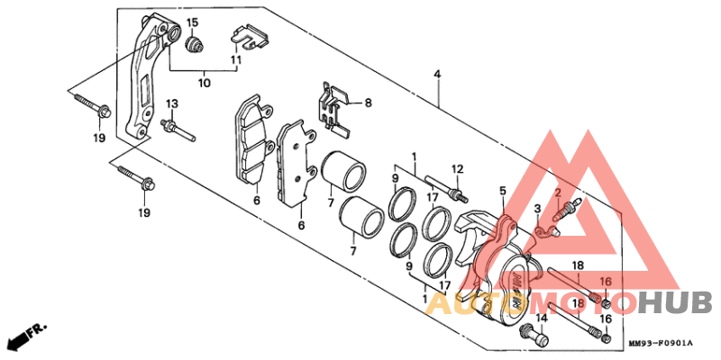 Передний суппорт