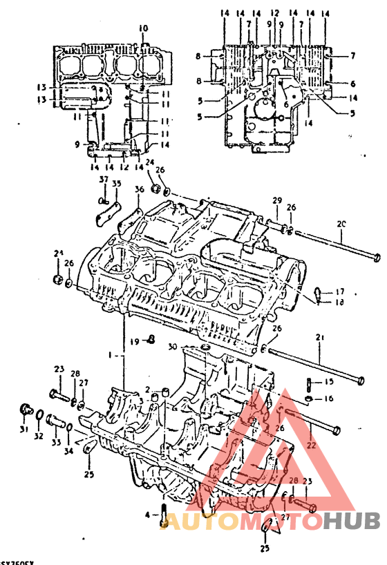 Картер двигателя