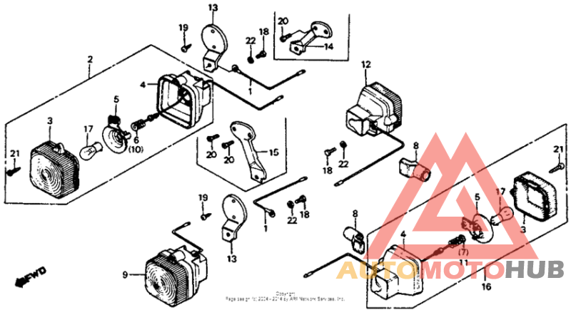 Задний фонарь