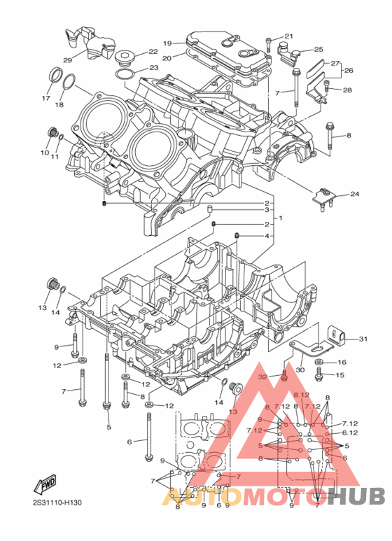 Картер двигателя