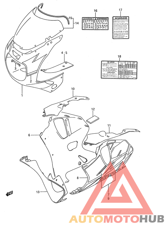 Cowling body