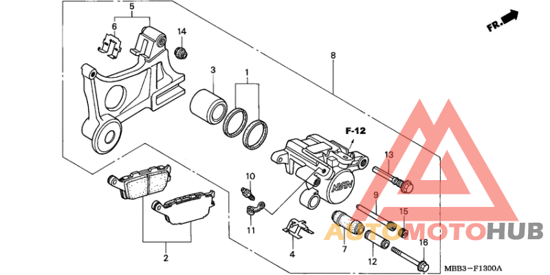 Задний суппорт
