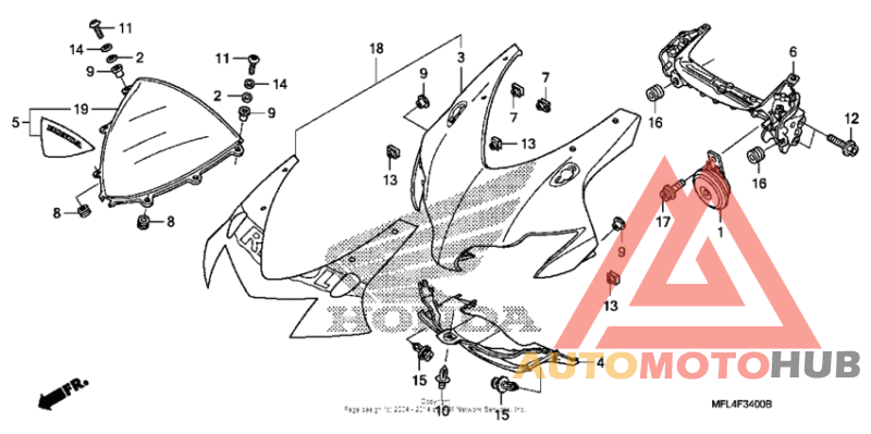 Верхний обтекатель