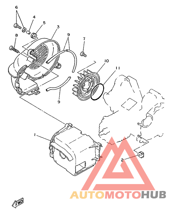 Кожух вентилятора