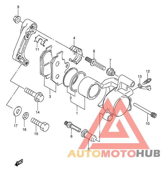 Передний суппорт