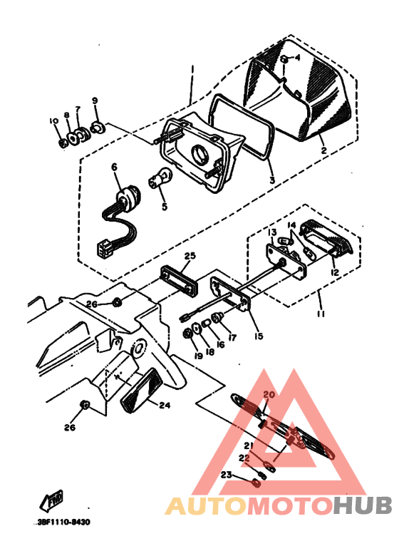 Taillight unit ass`y