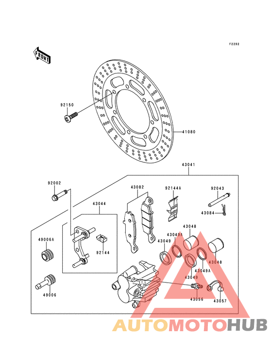 Передний суппорт