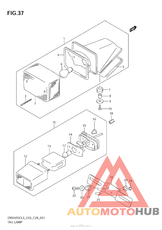 Tail Lamp (Dr650Sel3 E33)