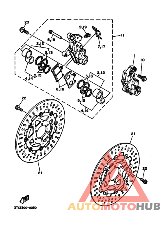 Передний суппорт