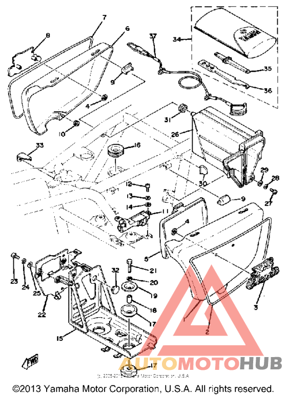 Side cover-battery box