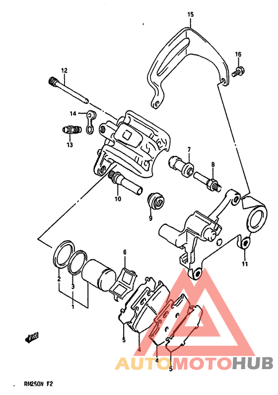 Задний суппортs
