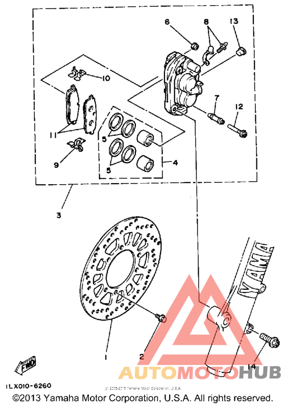 Передний суппорт
