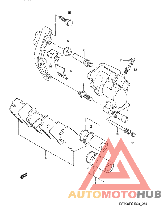 Передний суппорт тормозной