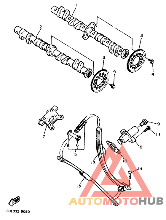 Camshaft. chain