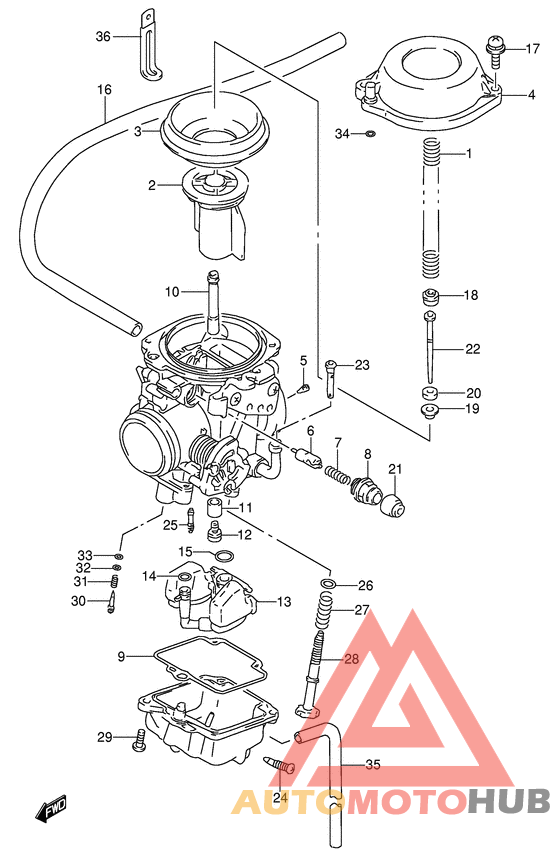 Carburetor assy