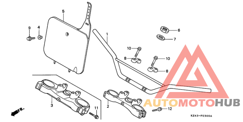 Handle pipe/top bridge