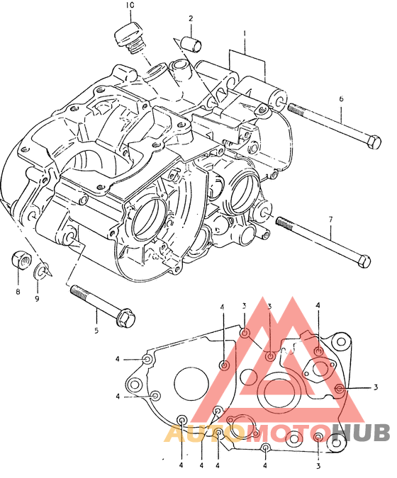 Картер двигателя