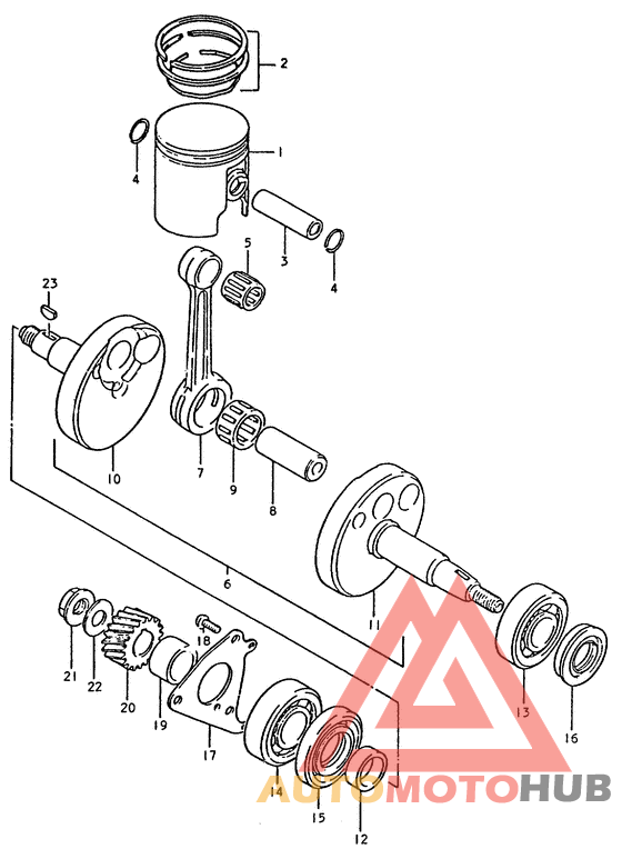 Вал коленчатый