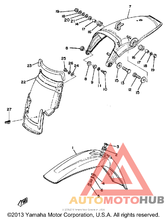 Front fender - rear fender