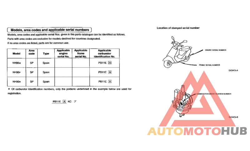 *Applicable serial numbers