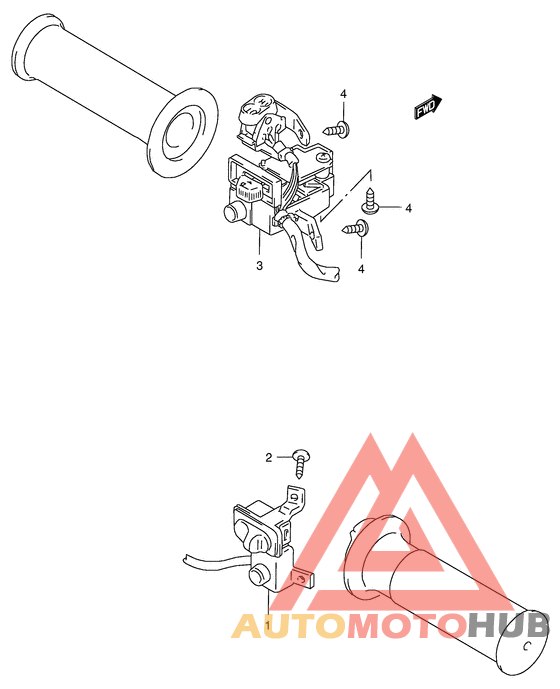 Рулевой переключатель