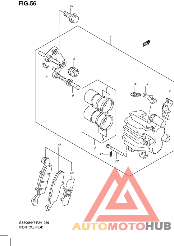 Передний суппорт