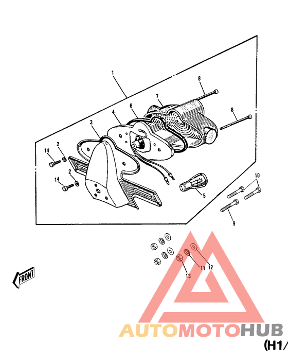 Taillight unit ass`y