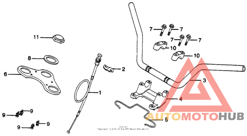 Handlebar + top bridge