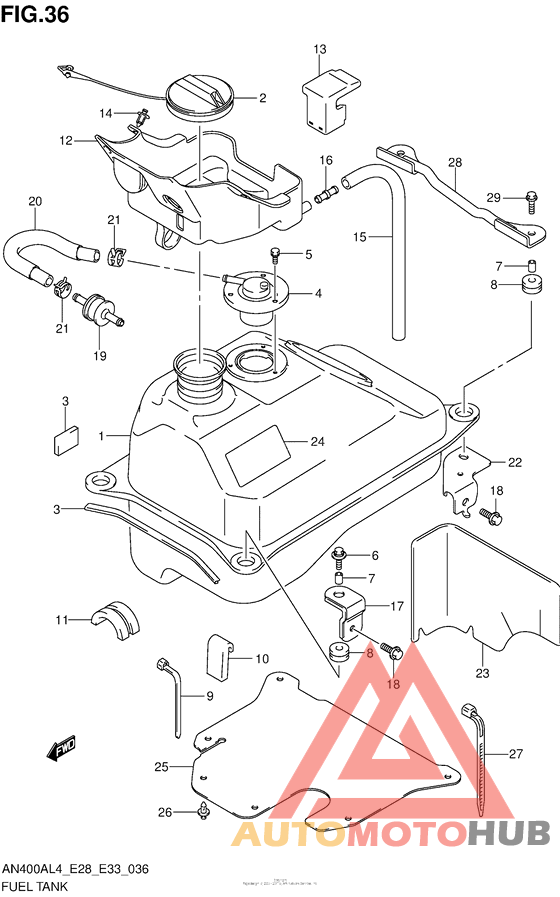 Fuel Tank (An400Al4 E33)