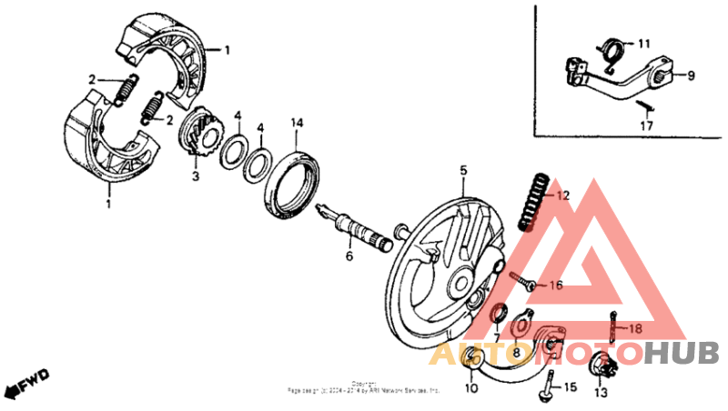 Передний тормоз