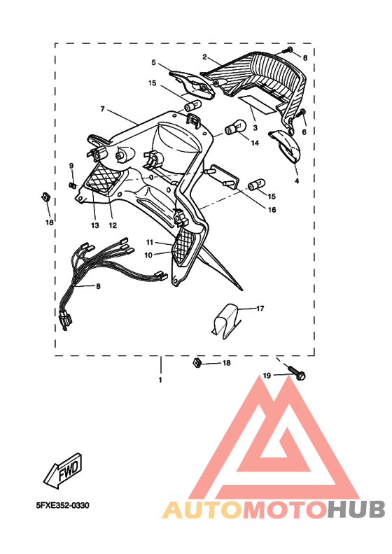 Taillight unit ass`y