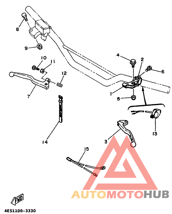 Handle switch. lever