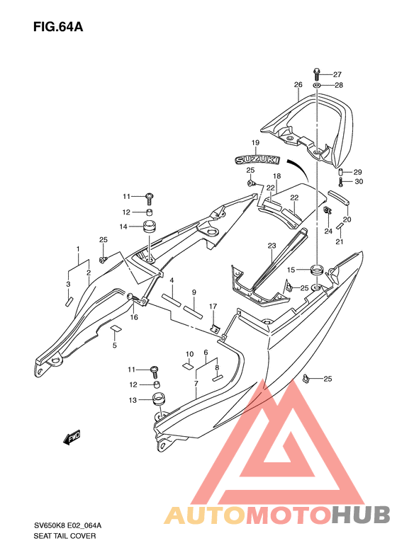 Обтекатель сидения