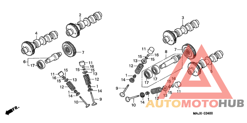 Распред вал/клапана