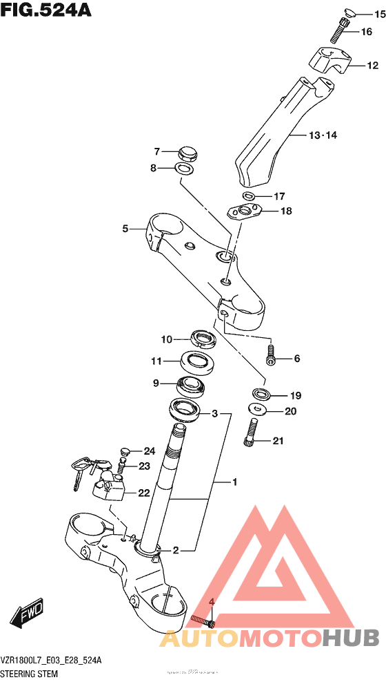 Steering Stem (Vzr1800L7 E28)