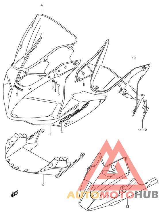 Cowling body