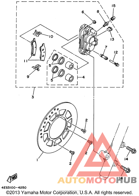 Передний суппорт