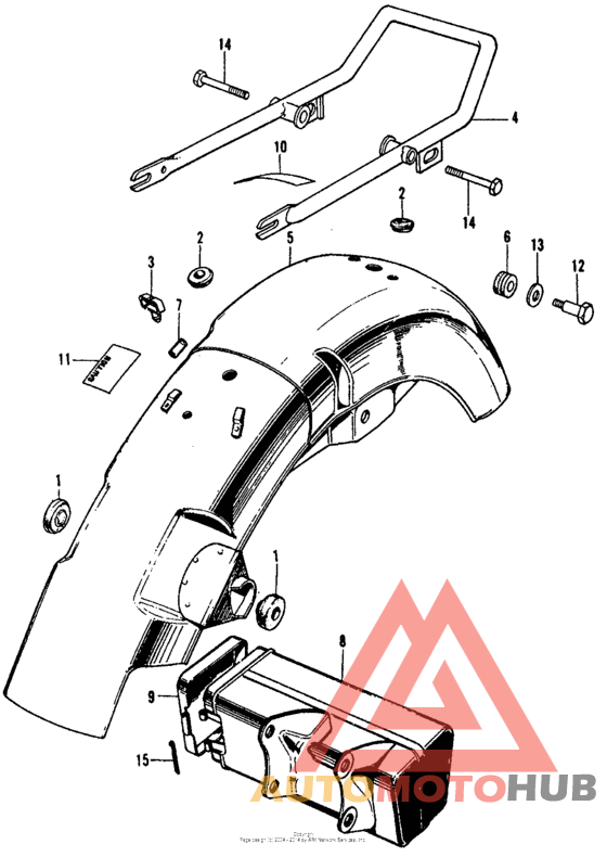 Rear fender + tool box