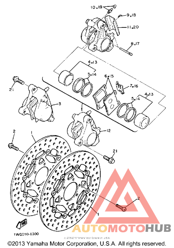 Передний суппорт
