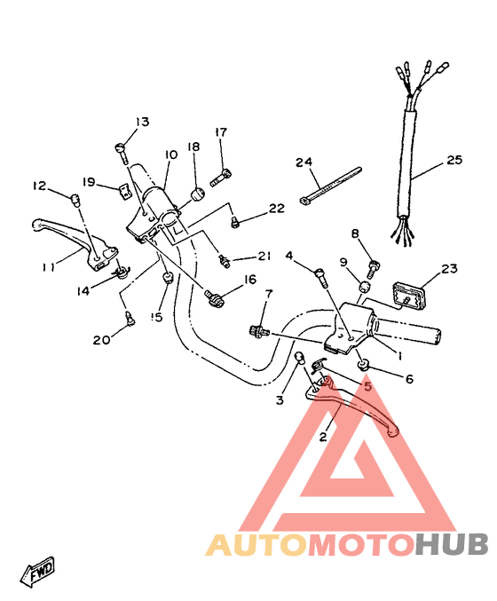 Handle switch. lever