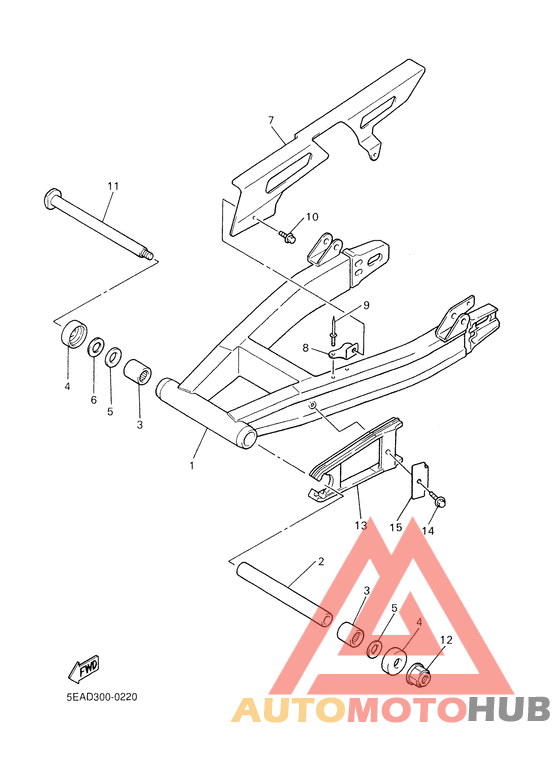 Rear arm. suspension
