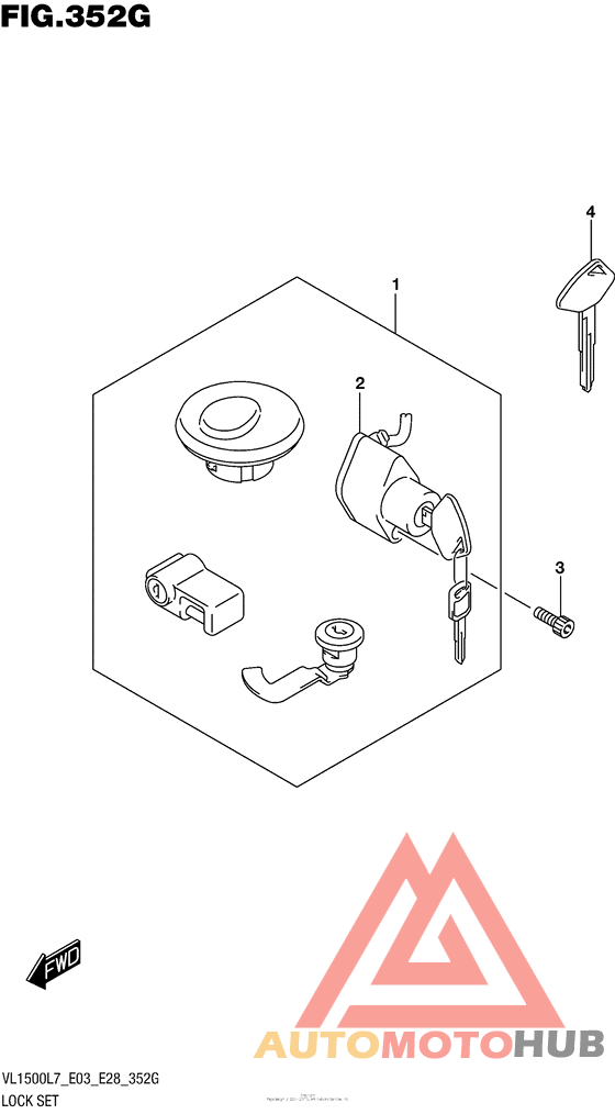 Lock Set (Vl1500Tl7 E33)