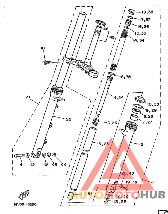 Передняя вилка
