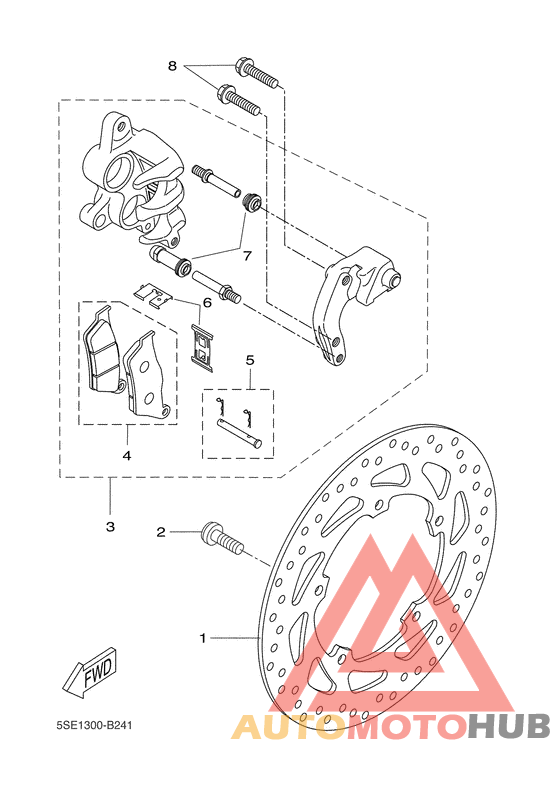 Передний суппорт