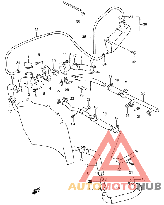 Радиатор hose