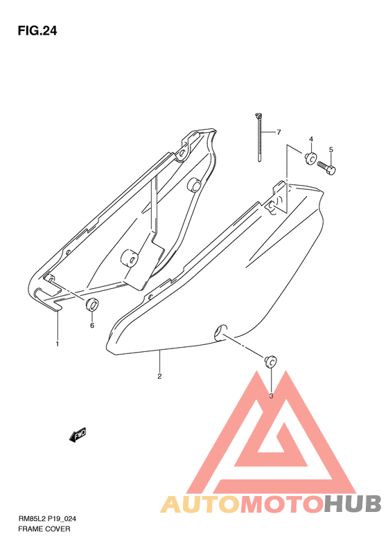 Обтекатель задний