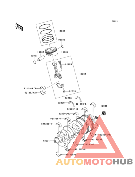 Crankshaft/piston